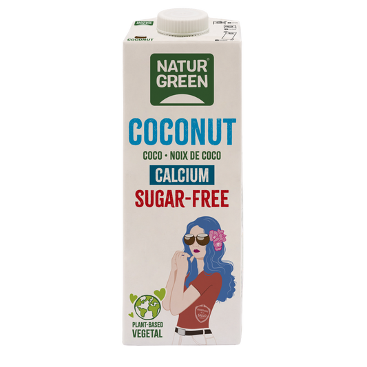 Boisson végétale Coconut sans sucre et calcium NaturGreen 1 litre