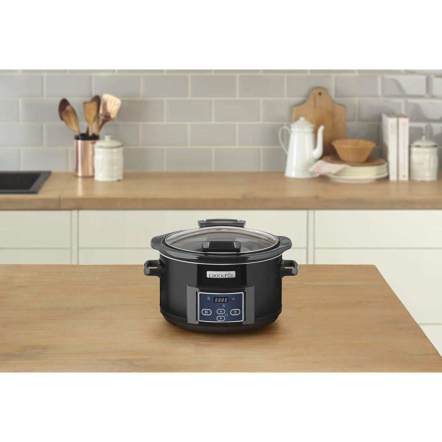 Crockpot slow cooker 4.7 L CSC052X with hinged lid