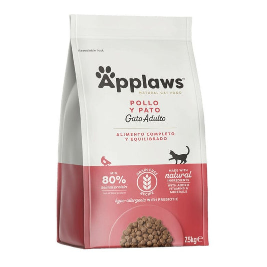 Applaws Cat Dry Adult Huhn und Ente 2 kg Getreidefreies Naturfutter für Katzen