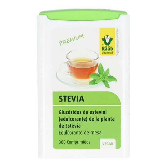 Stevia Premium i tablettform Raab, 300 tabletter