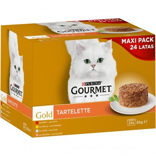 GOURMET GOLD Taartjes Assortiment (24 x 85 g)
