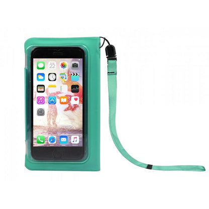 Wasserdichte Hülle im Buchformat für Smartphones bis zu 5" SBS Aquamarin