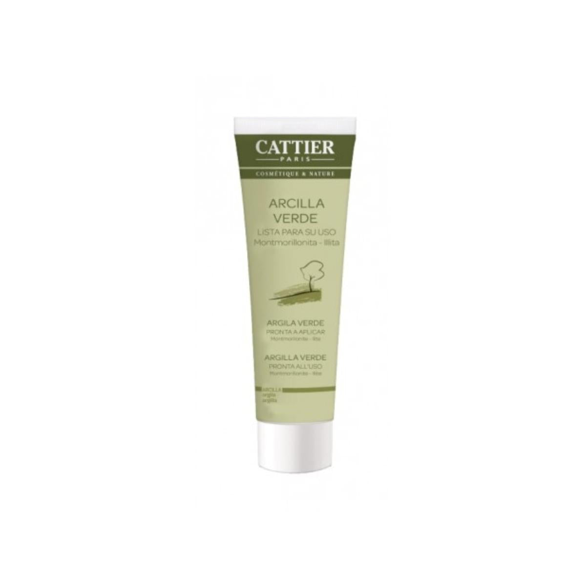 Gebrauchsfertige grüne Tonerde Cattier, 100 g