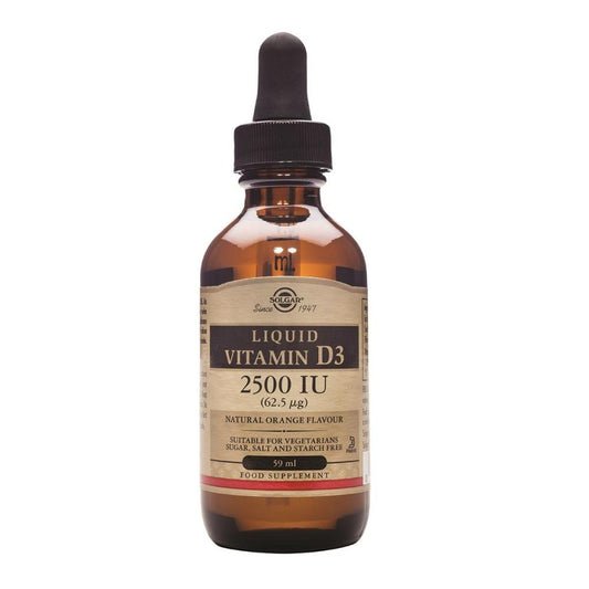 Vitamina D3 liquida 2500 UI, 59 ml (Arancia)