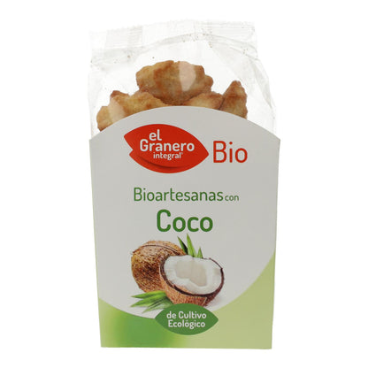 Handgemachte Kekse mit Bio-Kokosnuss El Granero, 220 g