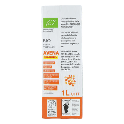 6er-Pack glutenfreies Bio-Hafergetränk Sol Natural 1 l