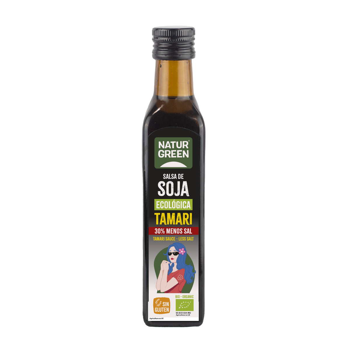 Bio-Tamari mit reduziertem Salzgehalt NaturGreen 250 ml
