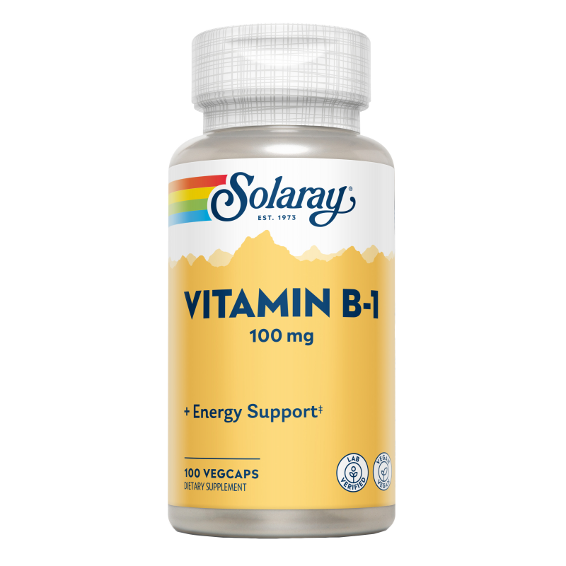 B1 100 mg Solaray, 100 Kapseln