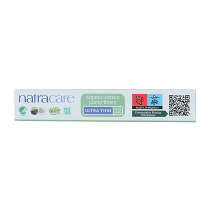 Natracare 100% Eco Cotton Ultra Thin Panty Liners 22 pcs