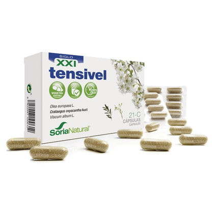 21-C Tensivel o przedłużonym uwalnianiu Soria Natural, 30 kapsułek