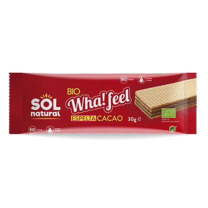 Wha Feel snack di farro e cacao biologico Sol Natural 30 g