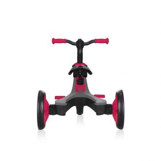 Tricycle convertible Trike explorer 2 en 1 rouge