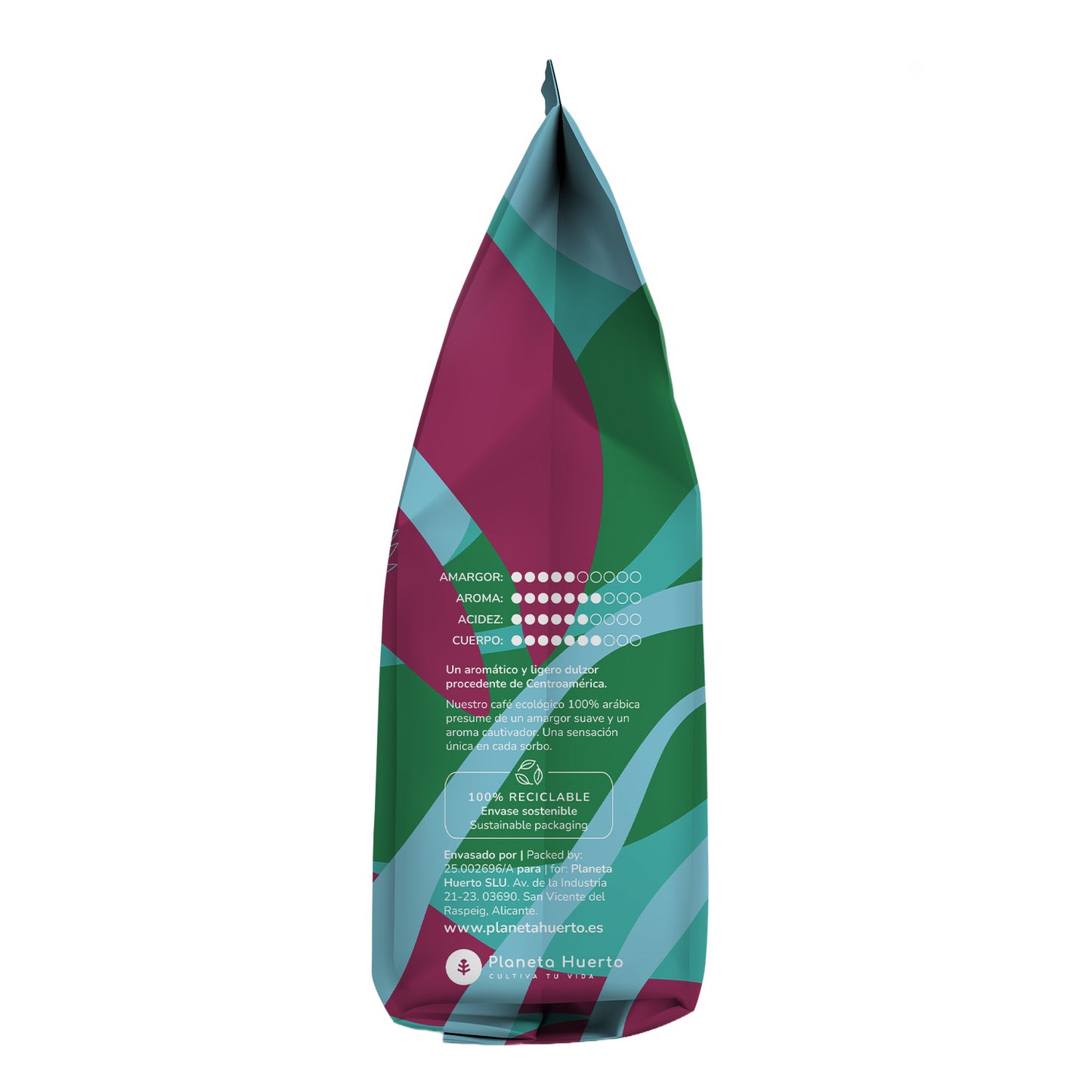 Eco 100% Arabica Caffè in grani Planeta Huerto 1 Kg