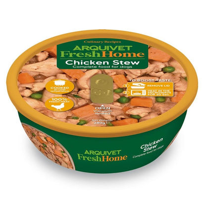 VARIETY PACK Fresh Home Stews Nassfutter für Hunde 6 x 280 g Arquivet
