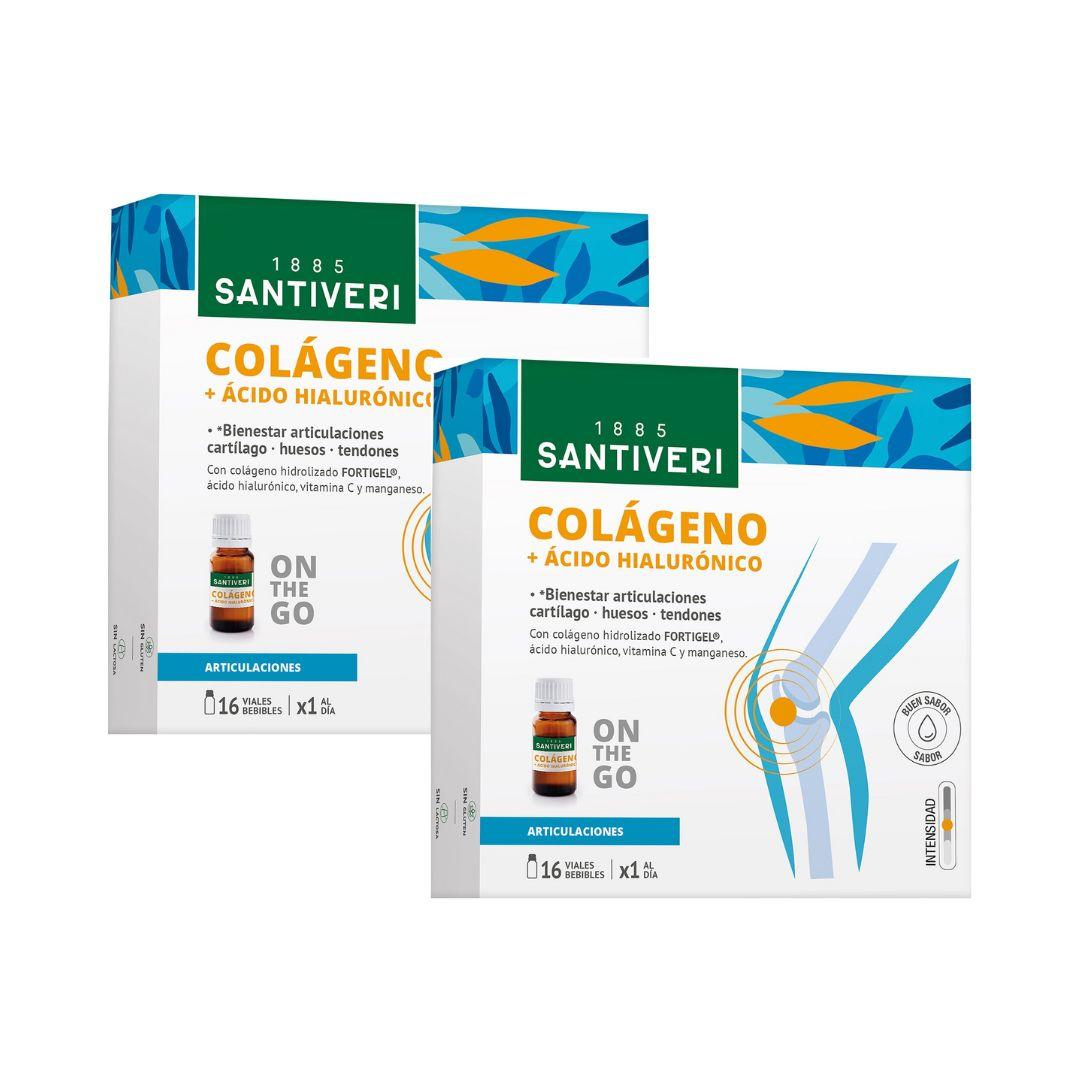 Pack 2 x Collagène liquide Santiveri 16 flacons