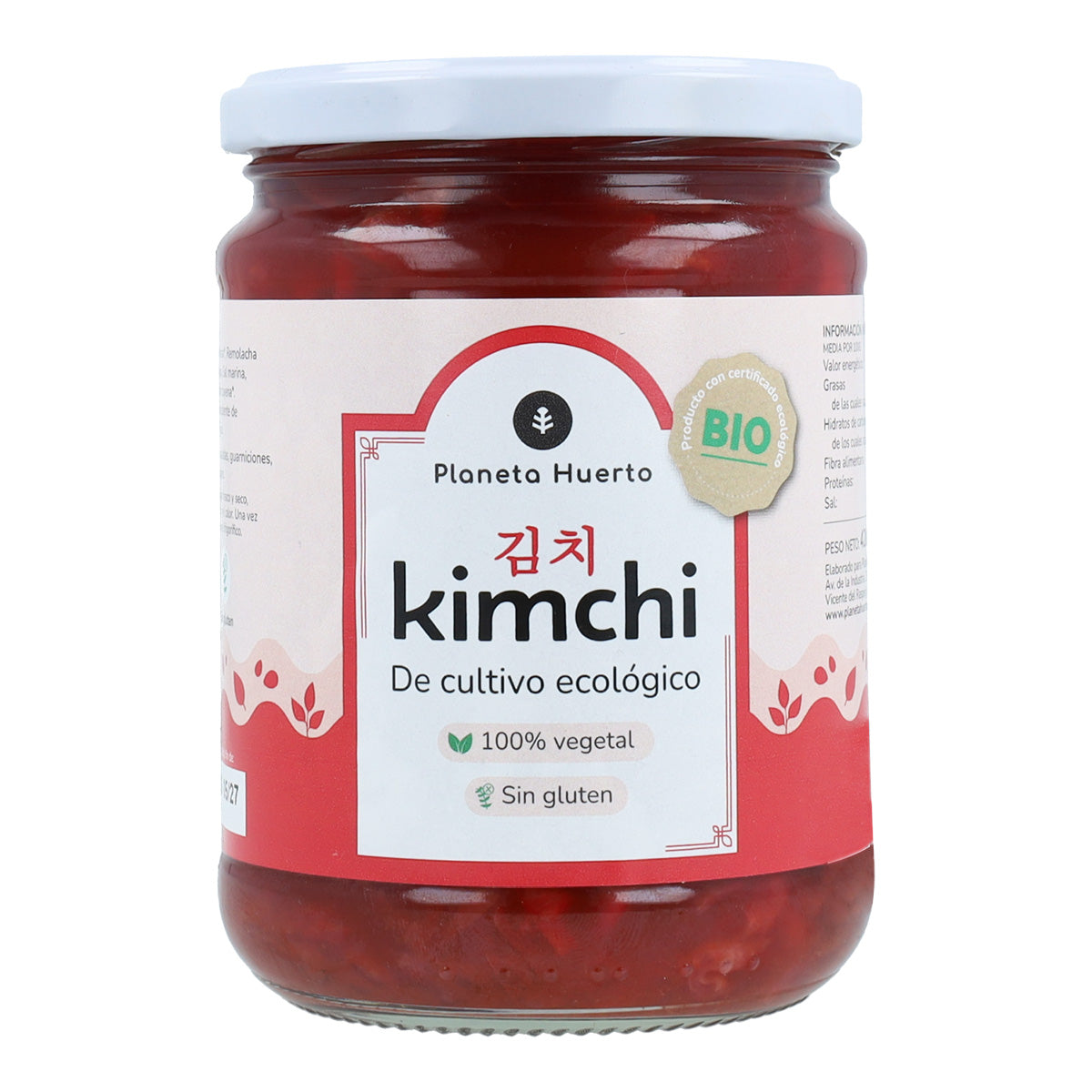 3-pack ekologisk kimchi Planeta Huerto 420 g