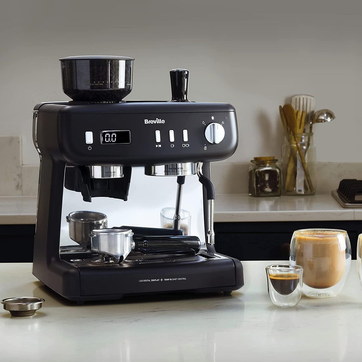 Machine à café Breville Barista Max+ Noir (reconditionnée)
