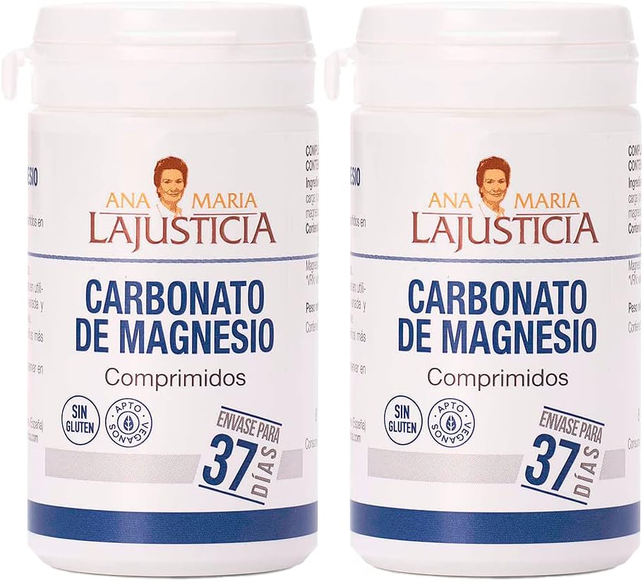2-pack magnesiumkarbonat Ana Maria LaJusticia, 75 tabletter