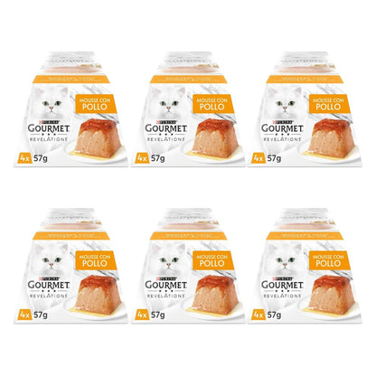 Pack 6 x GOURMET REVELATIONS Mousse au poulet (4 x 57 g)