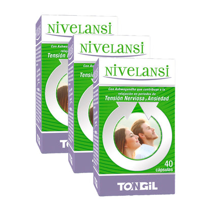 3x Tongil Nivelansi Pack, 40 capsules