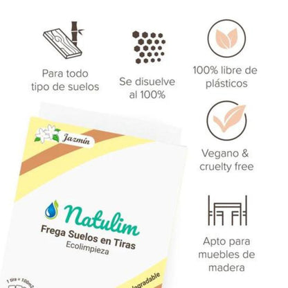 Bandes de nettoyage de sols Eco Natulim, 30 unités