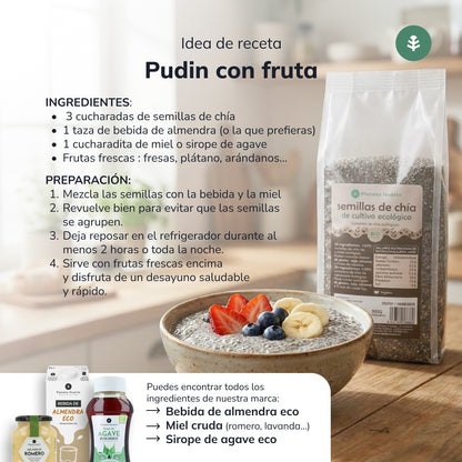 Pack 2x ECO Planet Garden ECO graines de chia 500 g