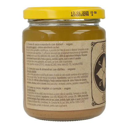 Crème bio aux amandes et à la noix de coco Rapunzel 250 g