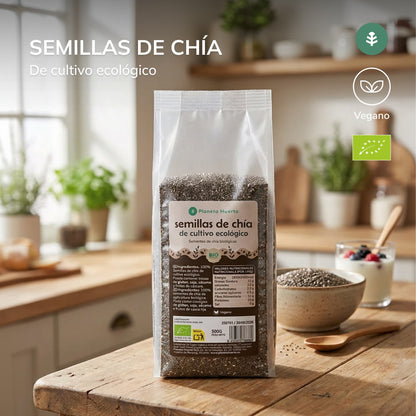Pack 2x ECO Planet Garden ECO graines de chia 500 g