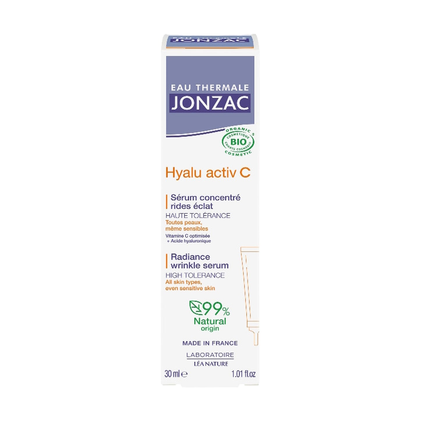 Serum med hyaluronsyra + C-vitamin Eau Thermale JONZAC 30 ml