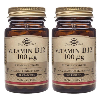 2er-Pack Vit B12 100 mcg Solgar 100 Tabletten
