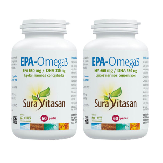 Opakowanie 2x EPA - Omega-3, Sura Vitasan, 60 kapsułek