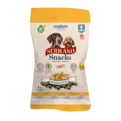 Serrano Snacks au poulet pour chiens 100 g