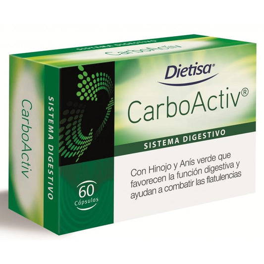 CarboActiv charbon actif Dietisa, 60 gélules