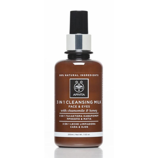 Emulsione 3 in 1 viso e occhi Apivita 200 ml