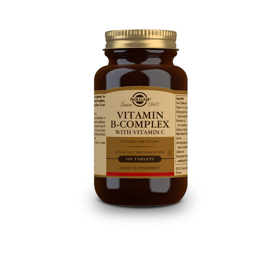 Complexe de vitamines B avec vitamine C Solgar 100 comprimés