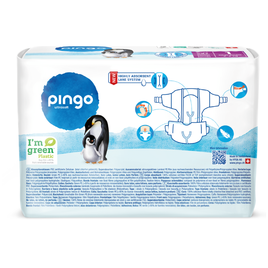 Pingo T1 Nappies (2-5 kg) 27 units