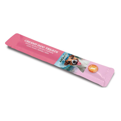 Flüssiger Snack Creamy für Hunde mit Lachs von Arquivet (5 Beutel à 15 g)