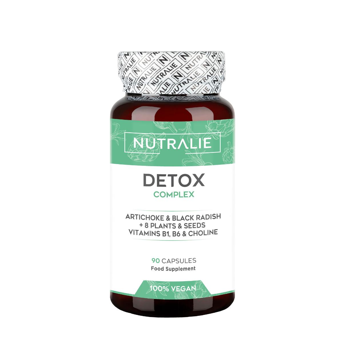 Nutralie Detox complex z witaminami B1 + B6 i choliną 90 kapsułek