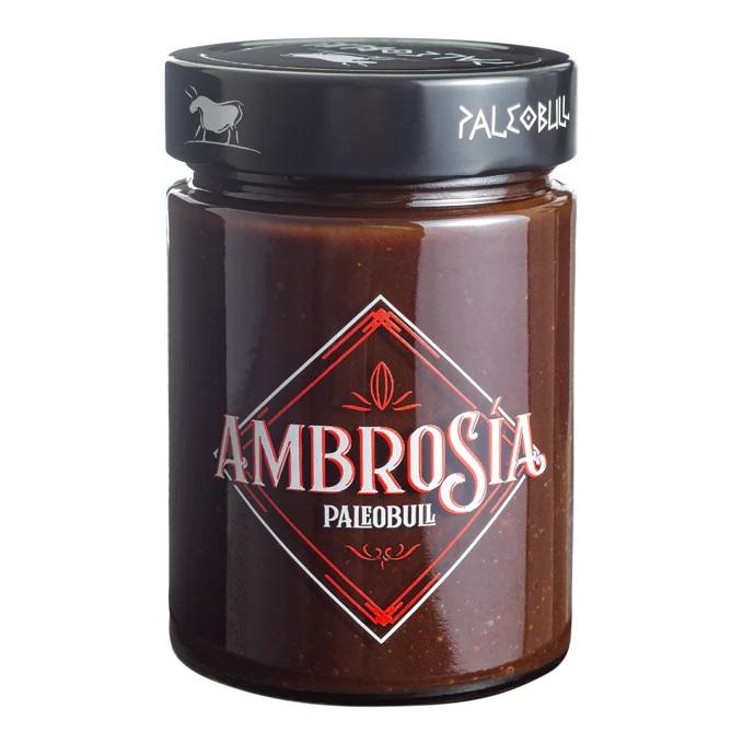 Crème saine au cacao et aux noisettes Ambrosia Paleobull 300 g