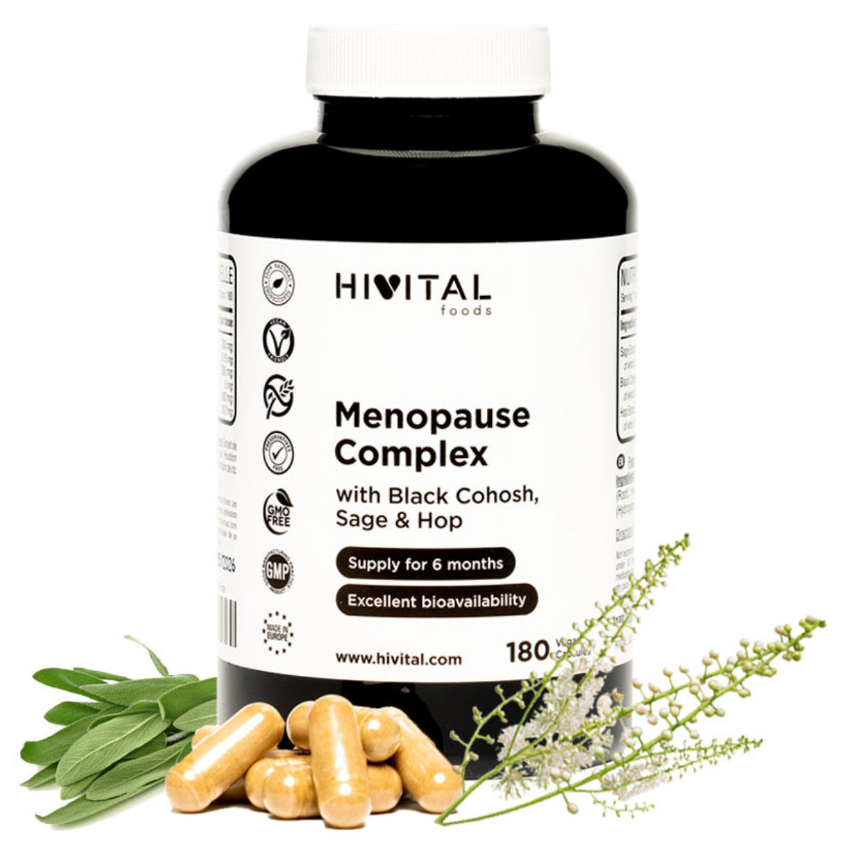 Menopause Complex Hivital 180 kapsułek wegańskich