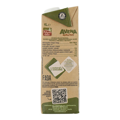 Bevanda di avena senza glutine Bio La Finestra Sul Cielo 1 L