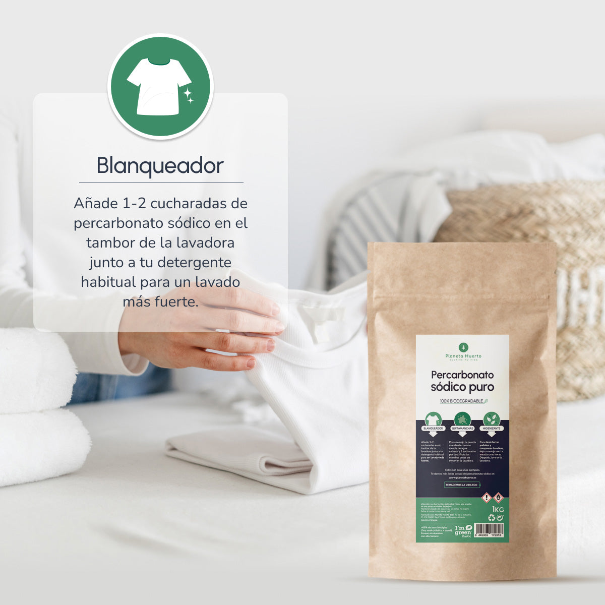 Pack 3xPercarbonate sodium Planeta Huerto 2,5 kg