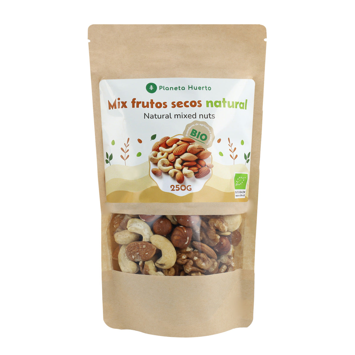 Natürliche Nussmischung ECO Planeta Huerto 250 g