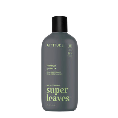 Super leaves men Duschgel Matcha & Bergamott 415 ml
