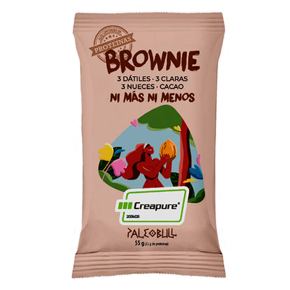 Enstaka brownie-bar Creapure, Paleobull, 55 g