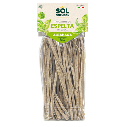 Tagliatelles complètes à l'épeautre et au basilic BIO Sol Natural 250 g