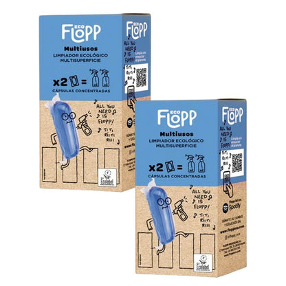 Lot de 2 recharges multi-usages ECO Flopp à 2 bouchons
