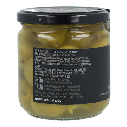 Olives Gordal Jalapeño La Chinata 340 gr
