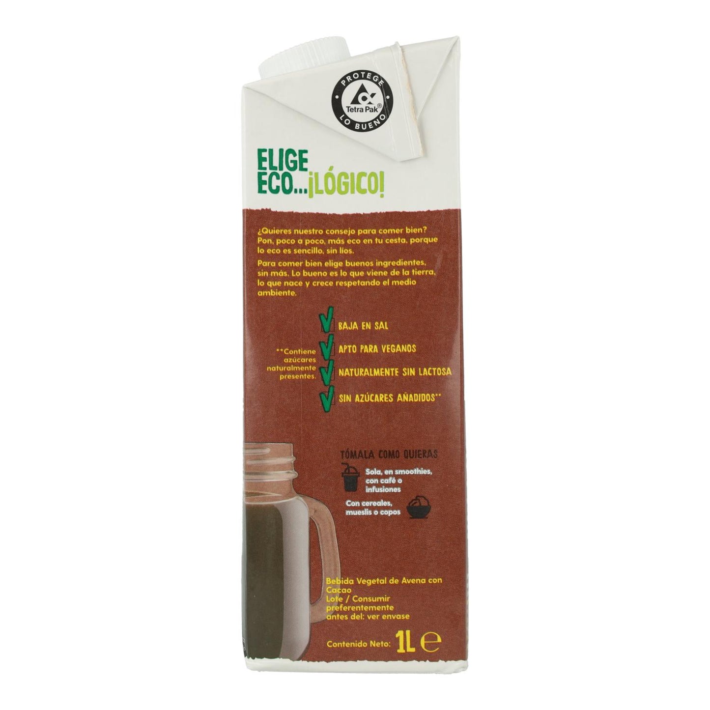 Boisson végétale à l'avoine et au cacao bio, 1 l Ecocesta