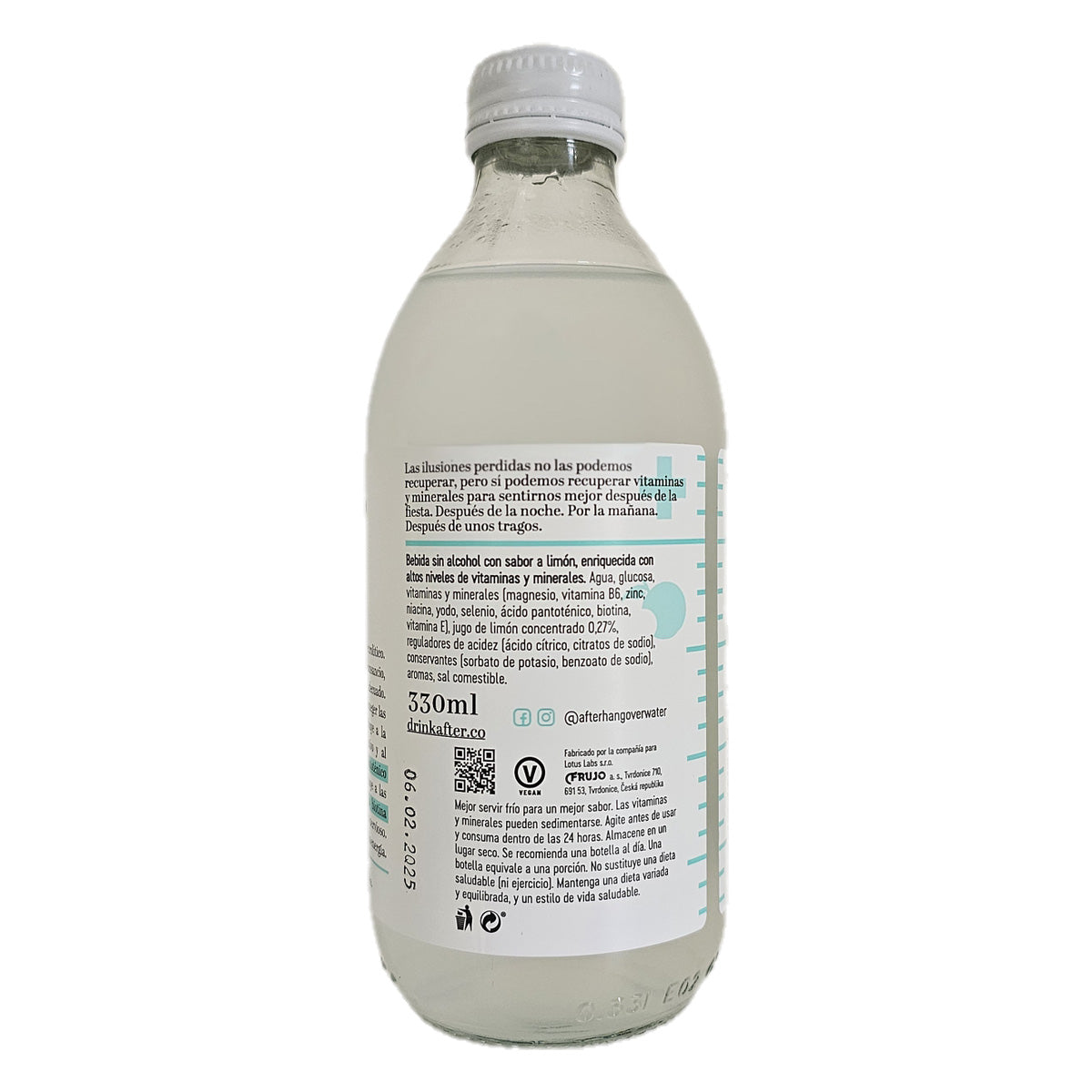 Eau de récupération après la gueule de bois 330 ml